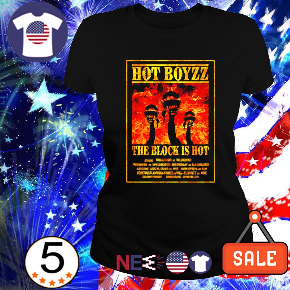 Hot Boyzz 49ers the block is hot shirt, hoodie, sweater and unisex tee