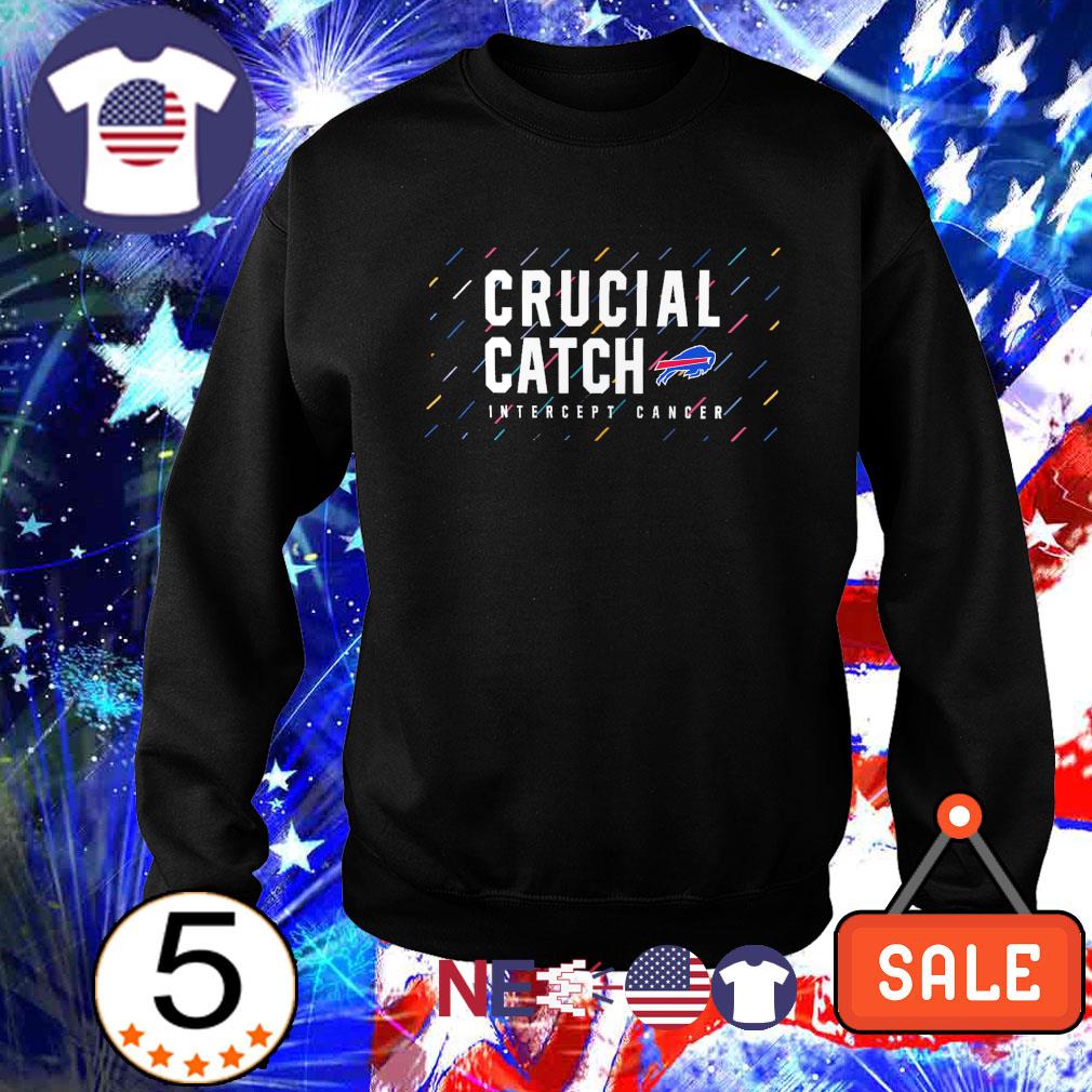 Buffalo Bills 2021 crucial catch intercept cancer shirt, hoodie