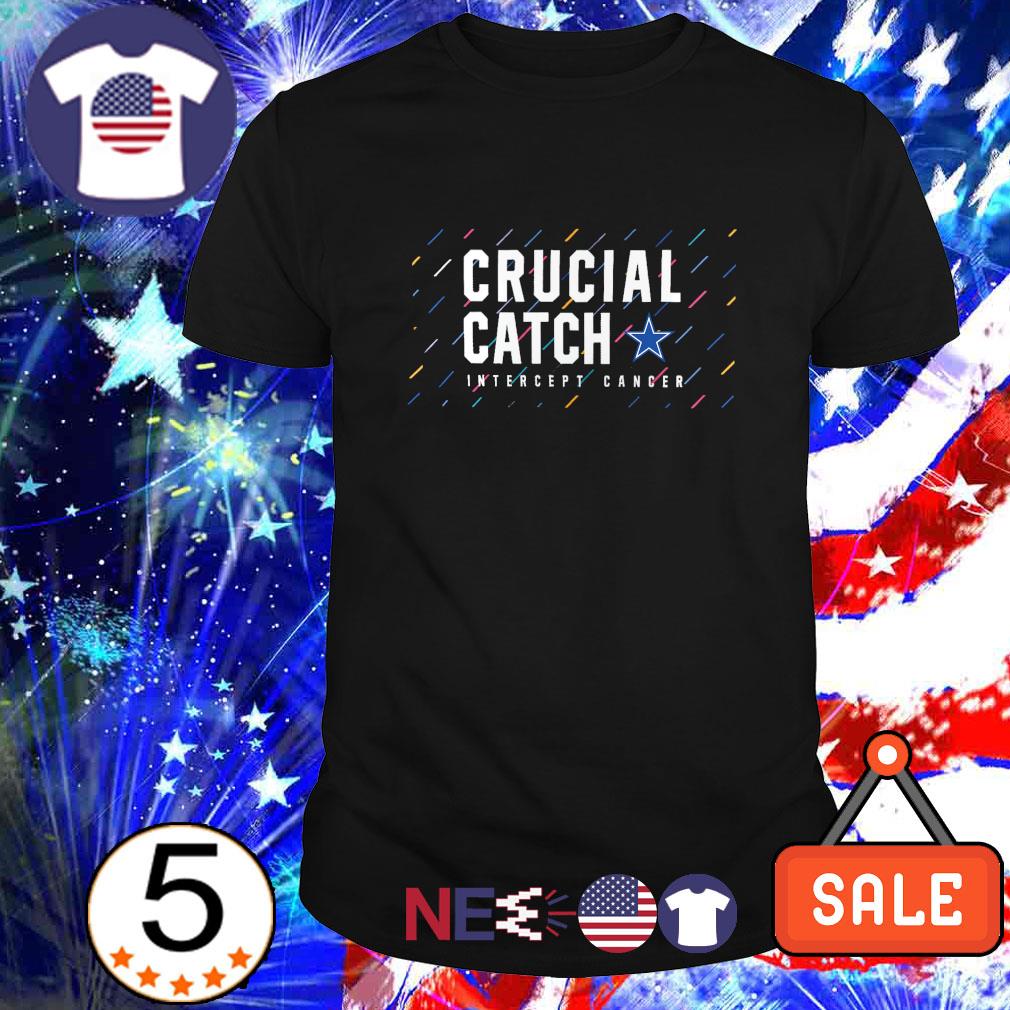 Dallas Cowboys 2021 Crucial Catch Intercept Cancer Shirt