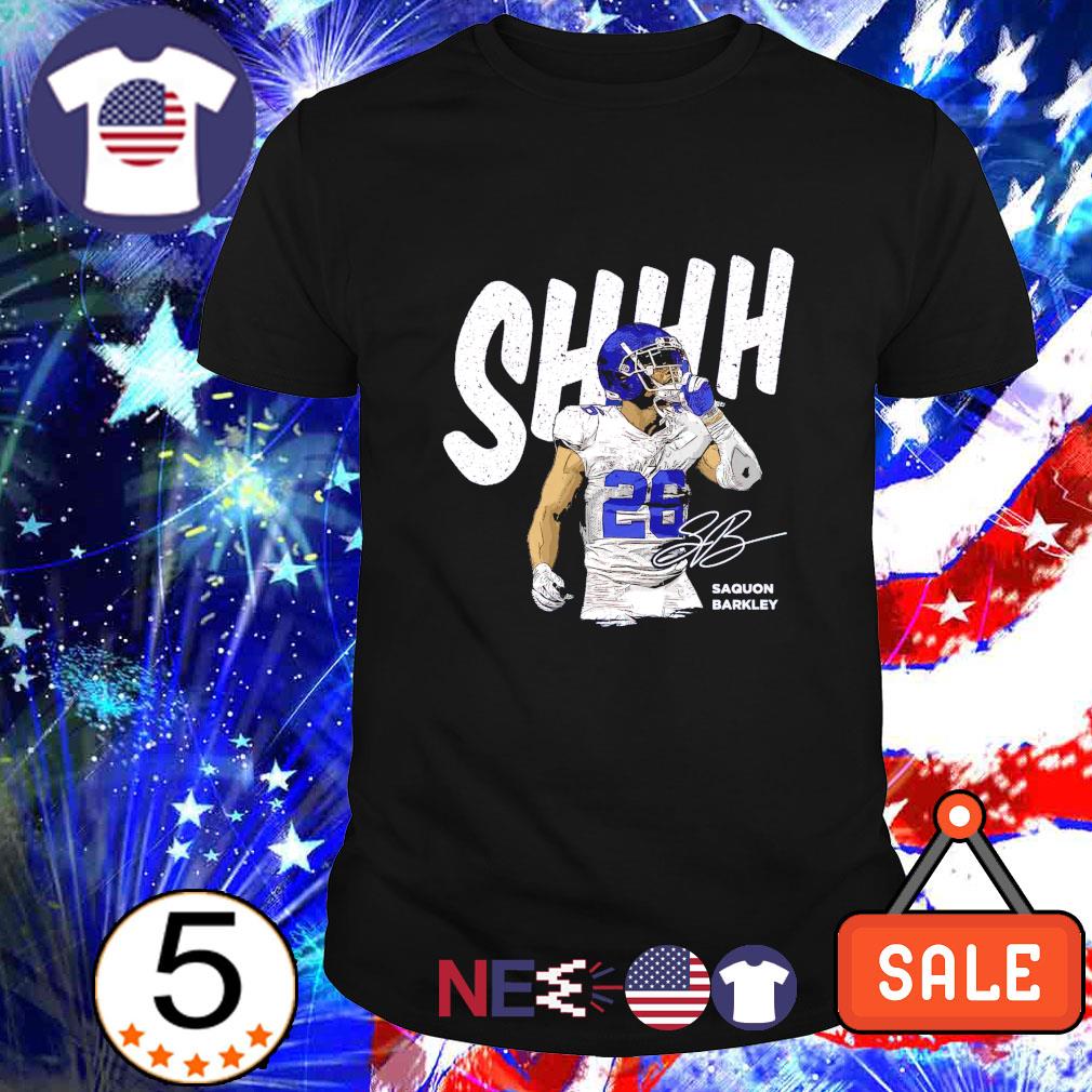 New York Giants Saquon Barkley Shhh signature shirt, hoodie