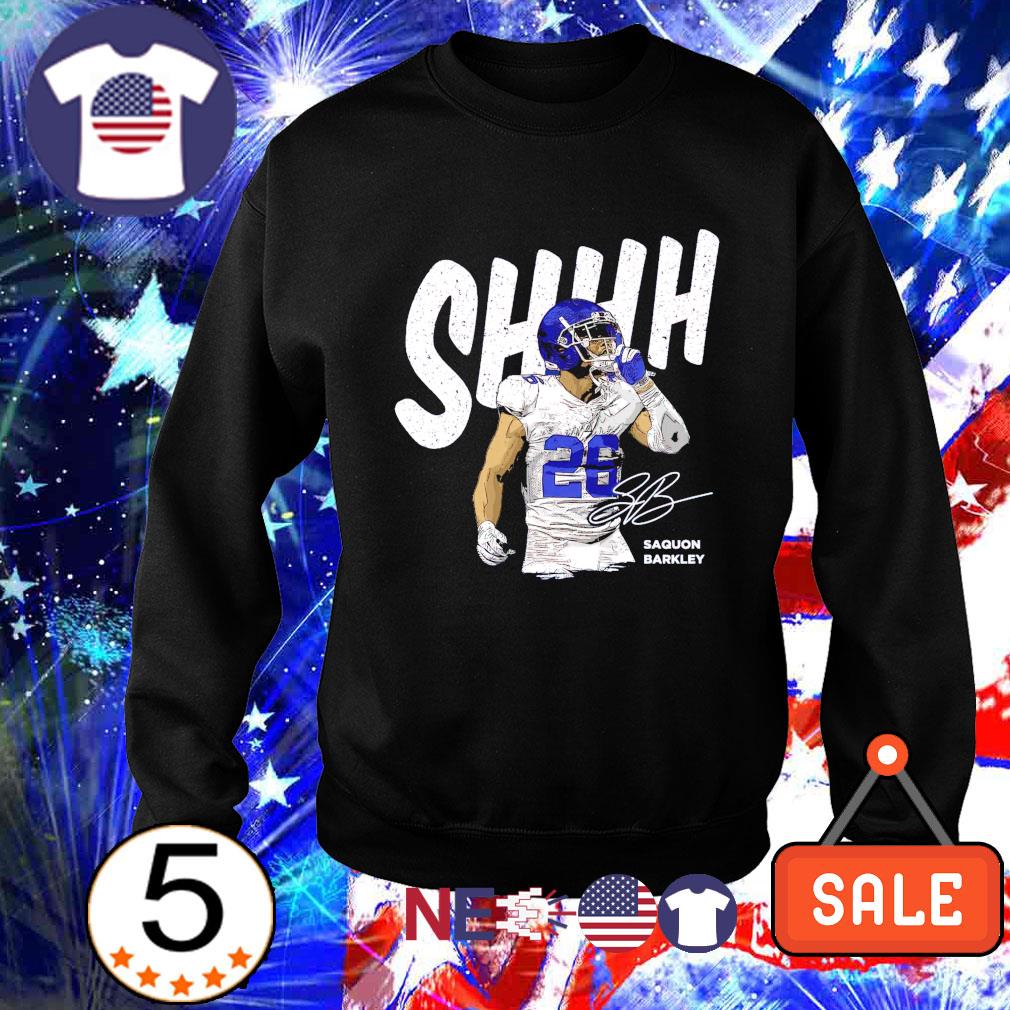 New York Giants Saquon Barkley Shhh signature shirt, hoodie, sweater and  v-neck t-shirt