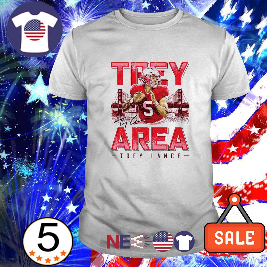 San francisco 49ers trey lance trey area shirt, hoodie, sweater and long  sleeve