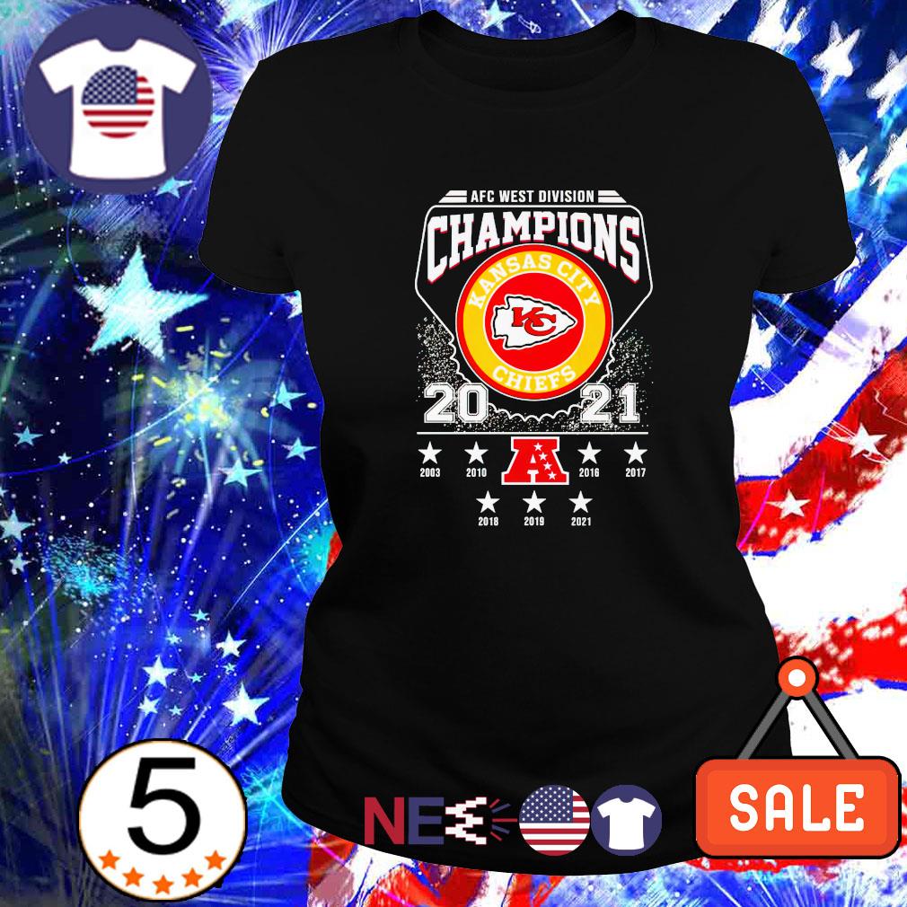 Kansas city chiefs 2021 afc west division champions shirt, hoodie, sweater,  long sleeve and tank top