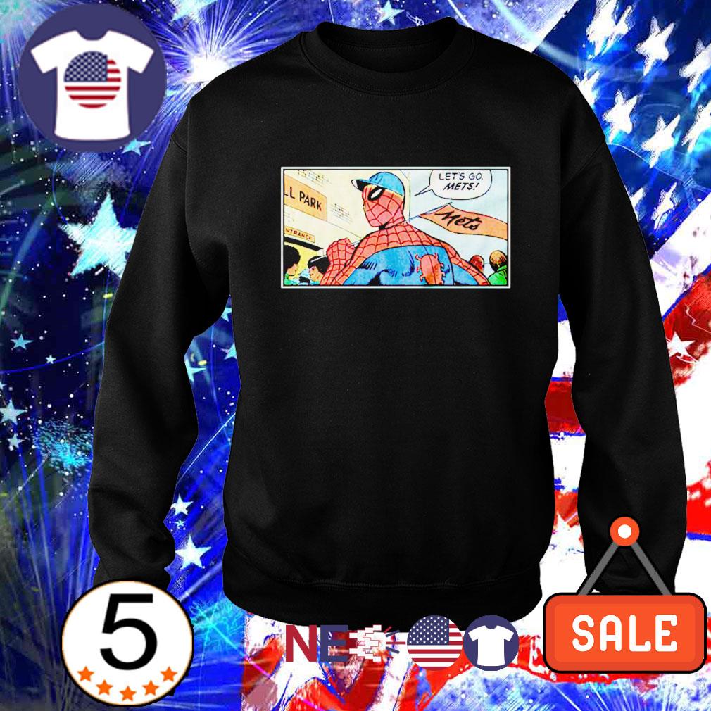 Spider-Man lets go mets shirt, hoodie, sweater, long sleeve and