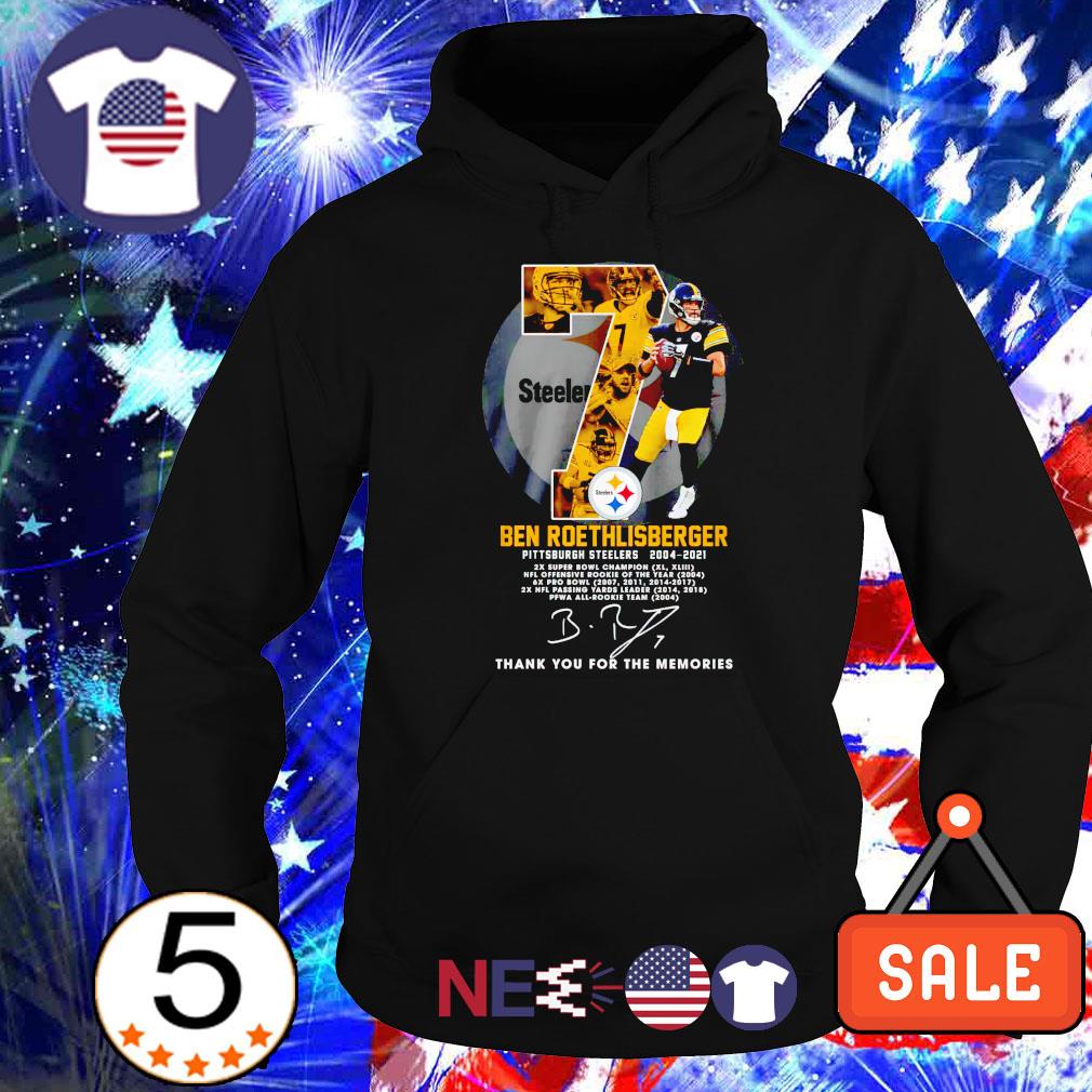 Thank you ben roethlisberger Pittsburgh steelers nfl shirt, hoodie,  sweater, long sleeve and tank top