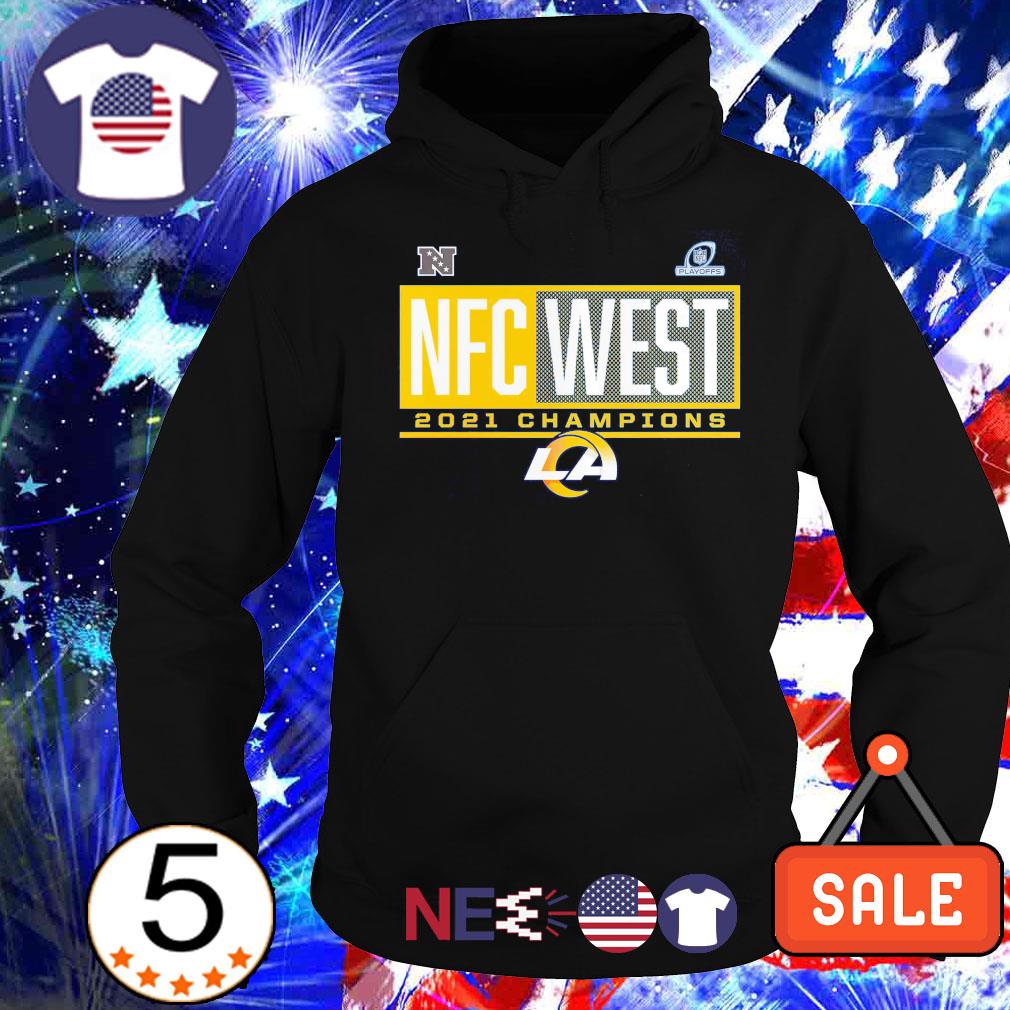 Los Angeles Rams Football Team 2021 Nfc West Division Champions Shirt,  hoodie, sweater, long sleeve and tank top