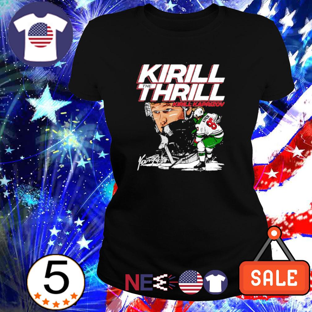 Kirill The Thrill Kaprizov Shirt + Hoodie - NHLPA Licensed - BreakingT