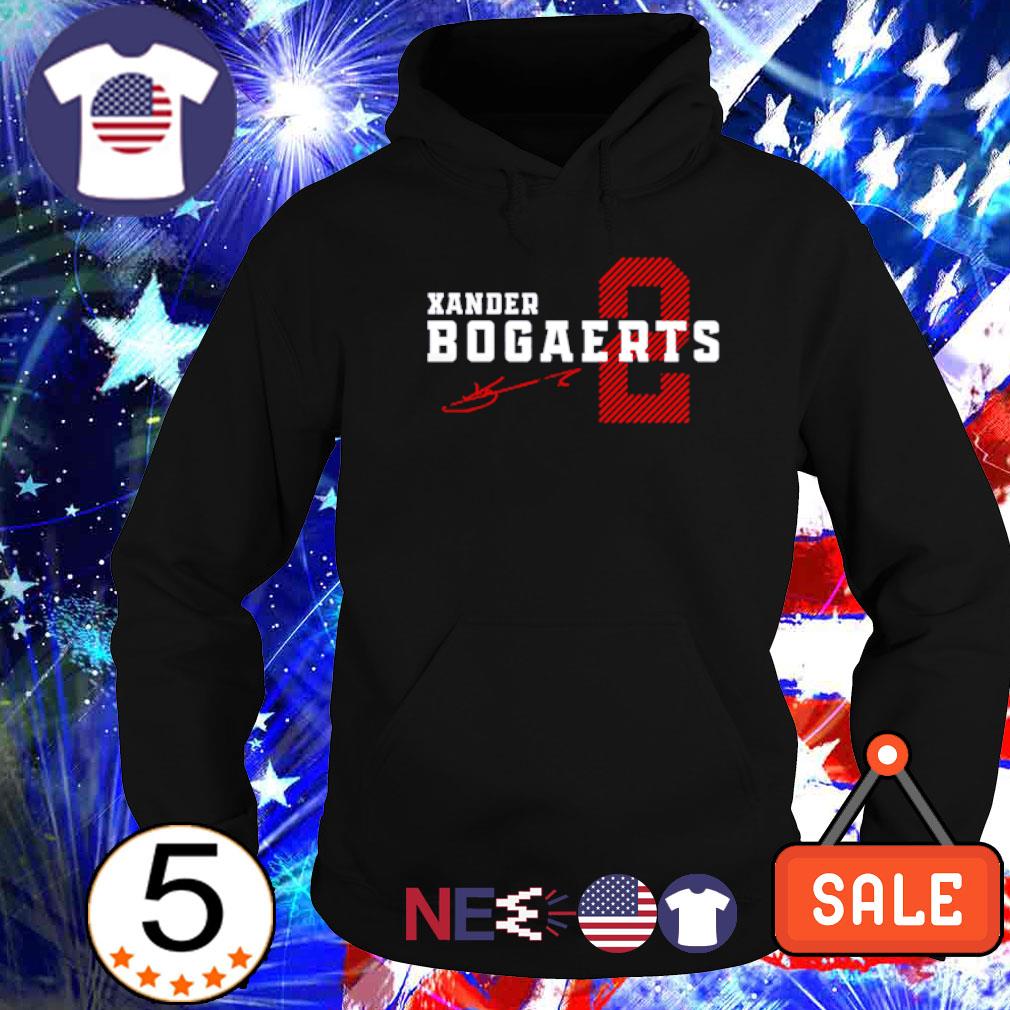 Boston Red Sox 2 Xander Bogaerts signature shirt, hoodie, sweater and  v-neck t-shirt