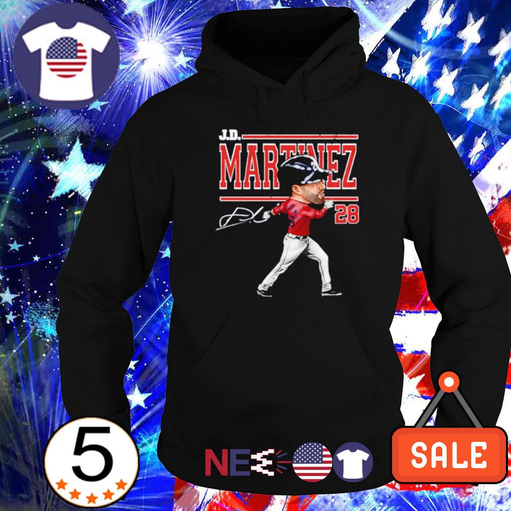 28 J.D. Martinez Boston baseball signature shirt, hoodie, sweater, long  sleeve and tank top