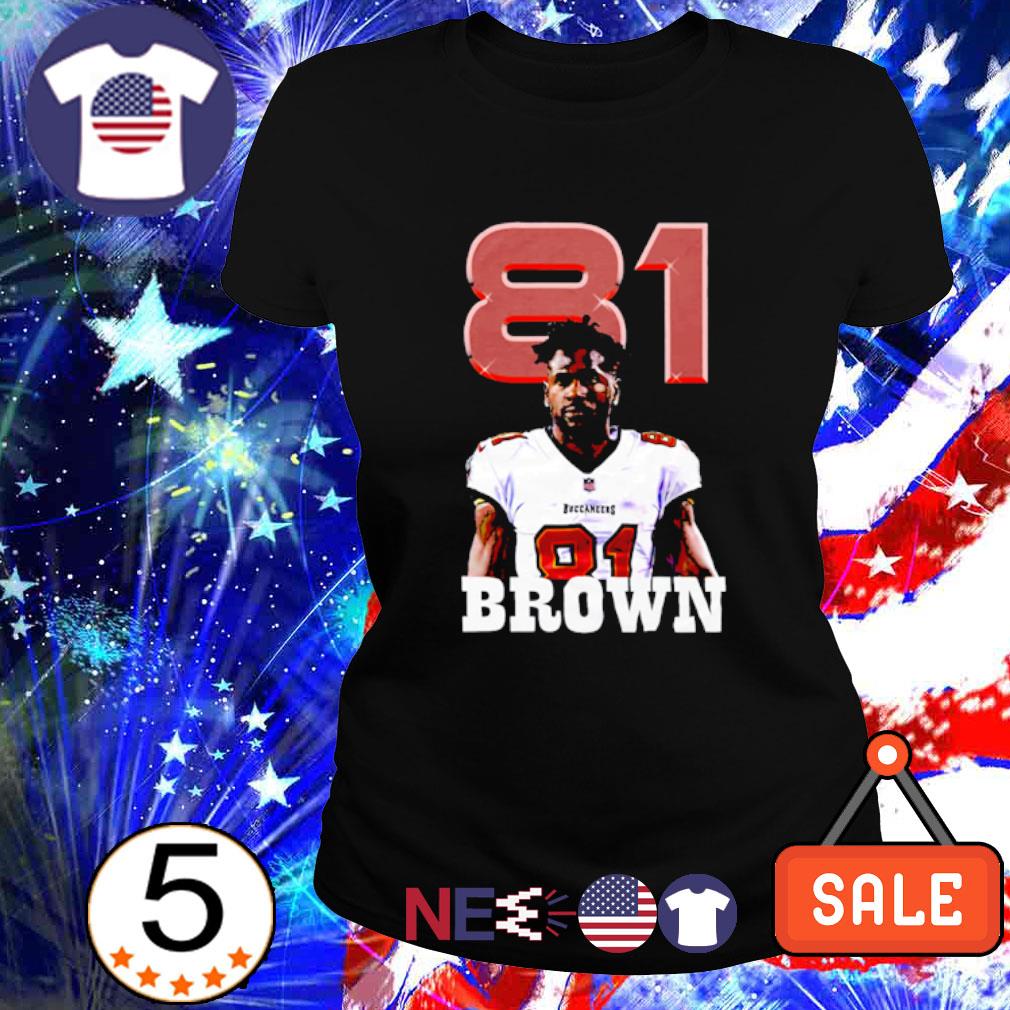 Original antonio Brown number 81 Tampa Bay Buccaneers football shirt,  hoodie, sweater and unisex tee