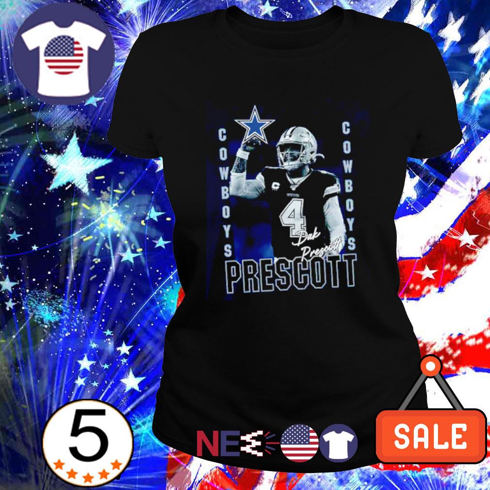 Dak Prescott 4 Dallas Cowboys player football poster shirt, hoodie,  sweater, long sleeve and tank top