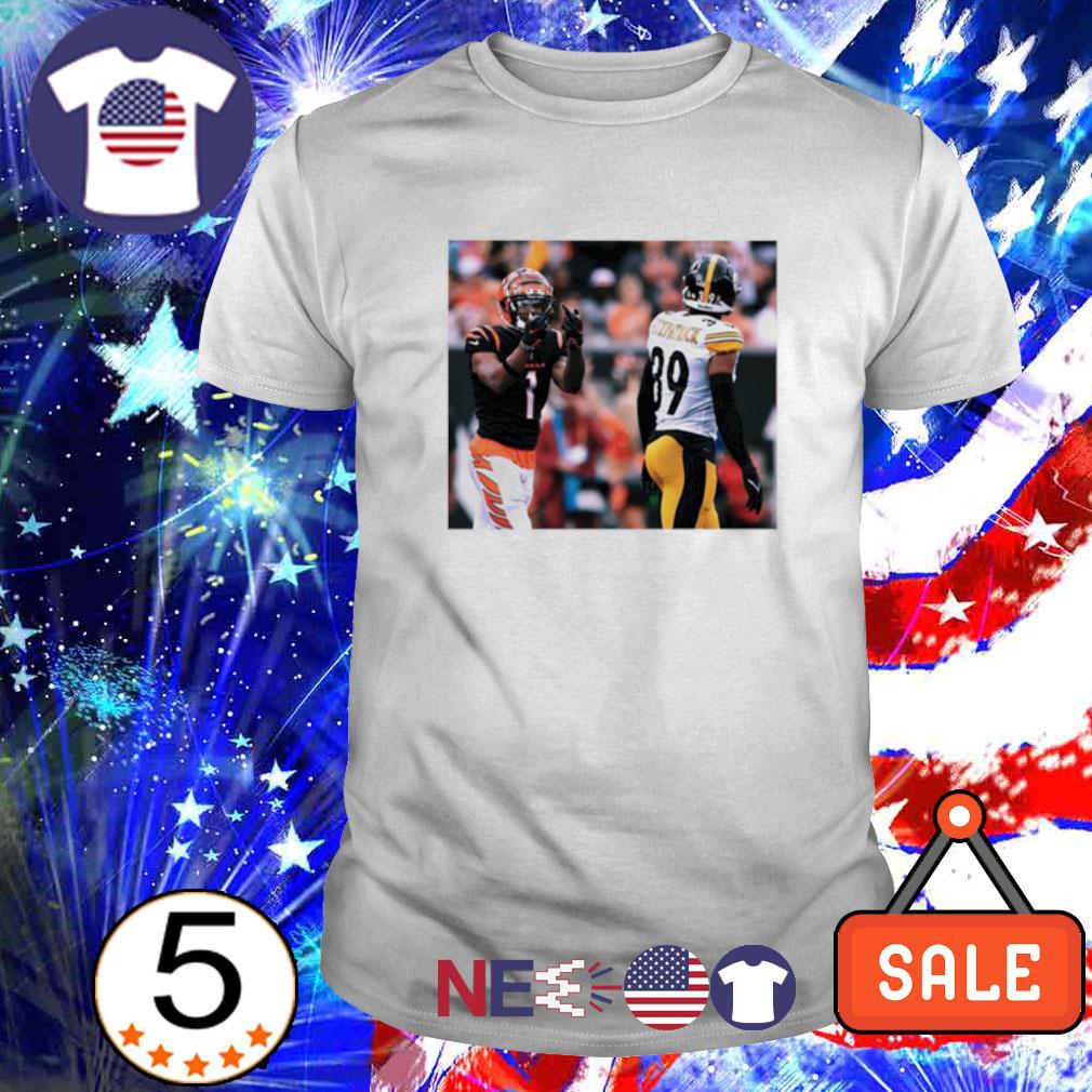 Ja'Marr Chase Middle Finger Minkah Fitzpatrick Football Shirt