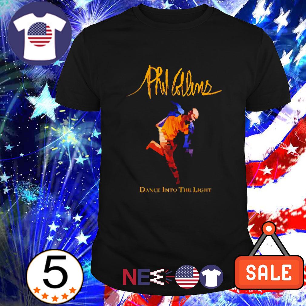 Awesome phil Collins dance into the light vintage shirt