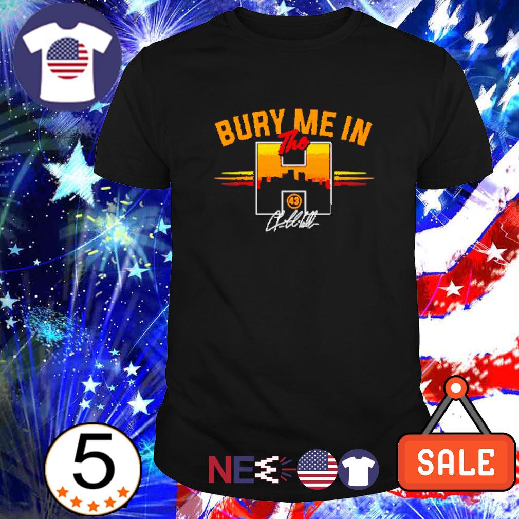 Top lance McCullers Jr. bury me in the H logo signature shirt
