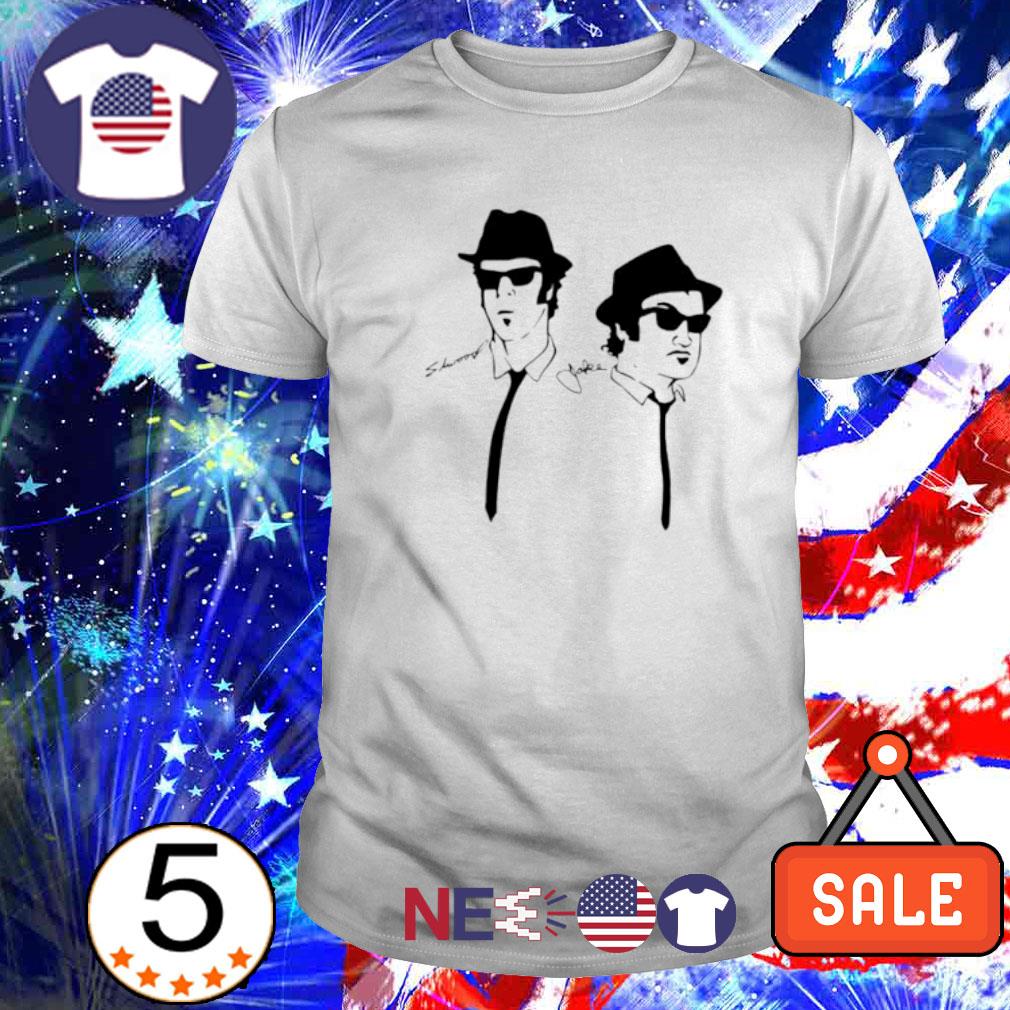 Best the Blues Brothers Silhouette Ringer shirt