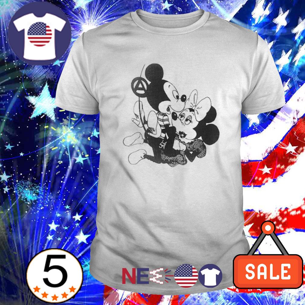 Top seditionaries Mickey and Minnie mouse shirt