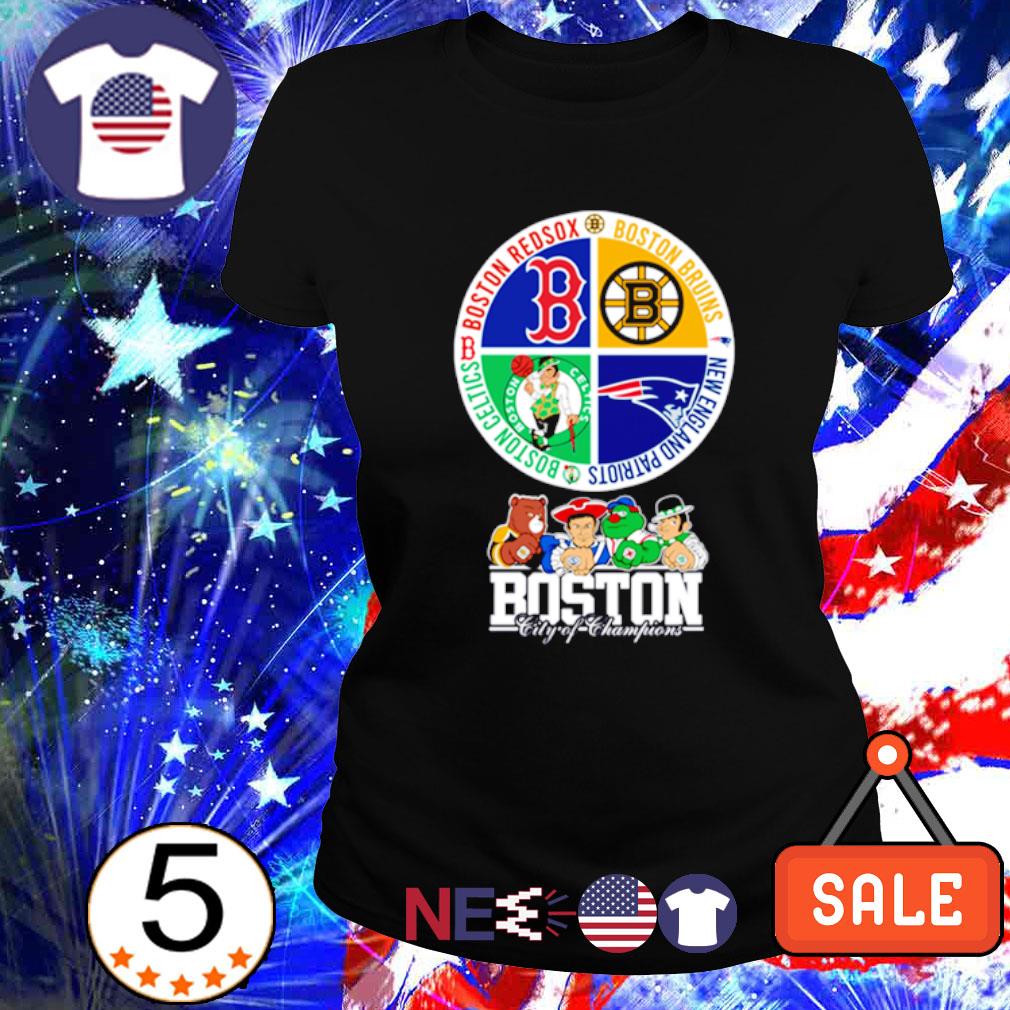 Boston bruins new england Patriots boston celtics boston red sox city of  champions shirt, hoodie, longsleeve tee, sweater