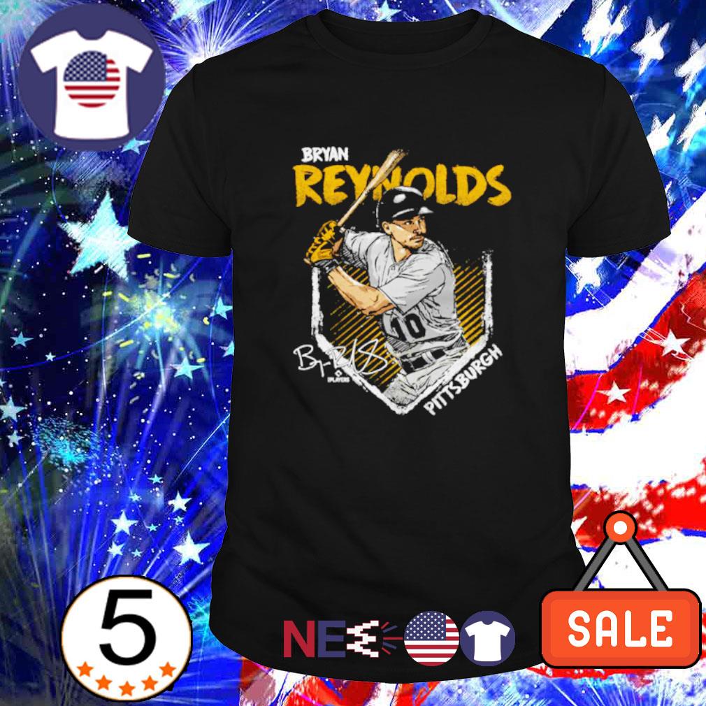 Bryan Reynolds Pittsburgh Base Signature T-Shirt - Guineashirt Premium ™ LLC