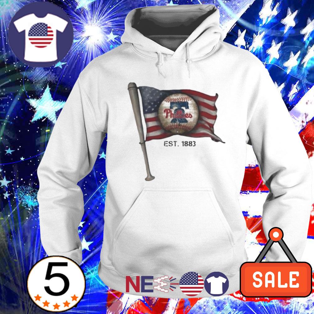 Philadelphia Phillies EST. 1883 USA Flag Vintage Shirt, hoodie, sweater,  long sleeve and tank top