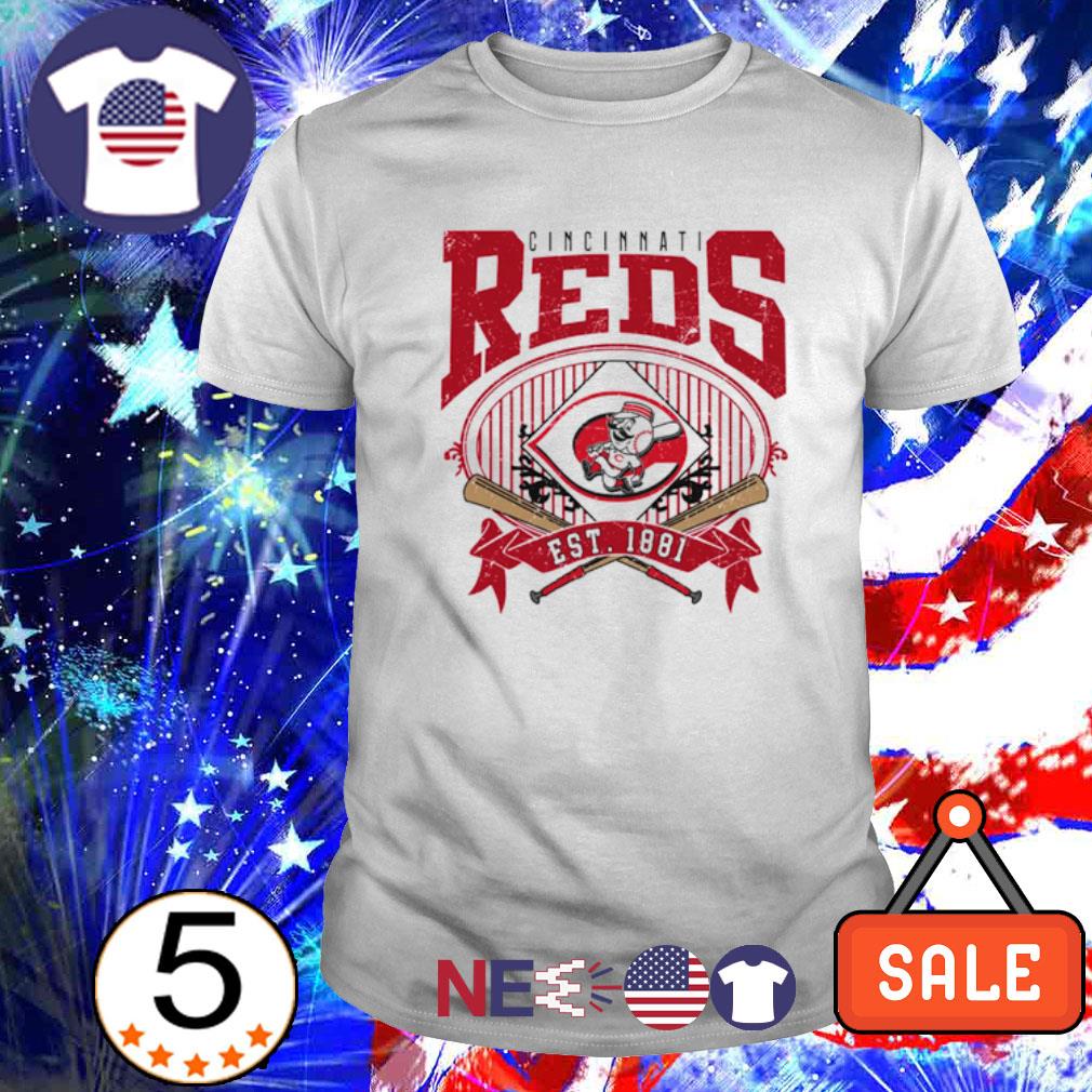 Cincinnati Reds Shirt, Cincinnati EST 1881 Vintage Baseball Shirt -  Trendingnowe