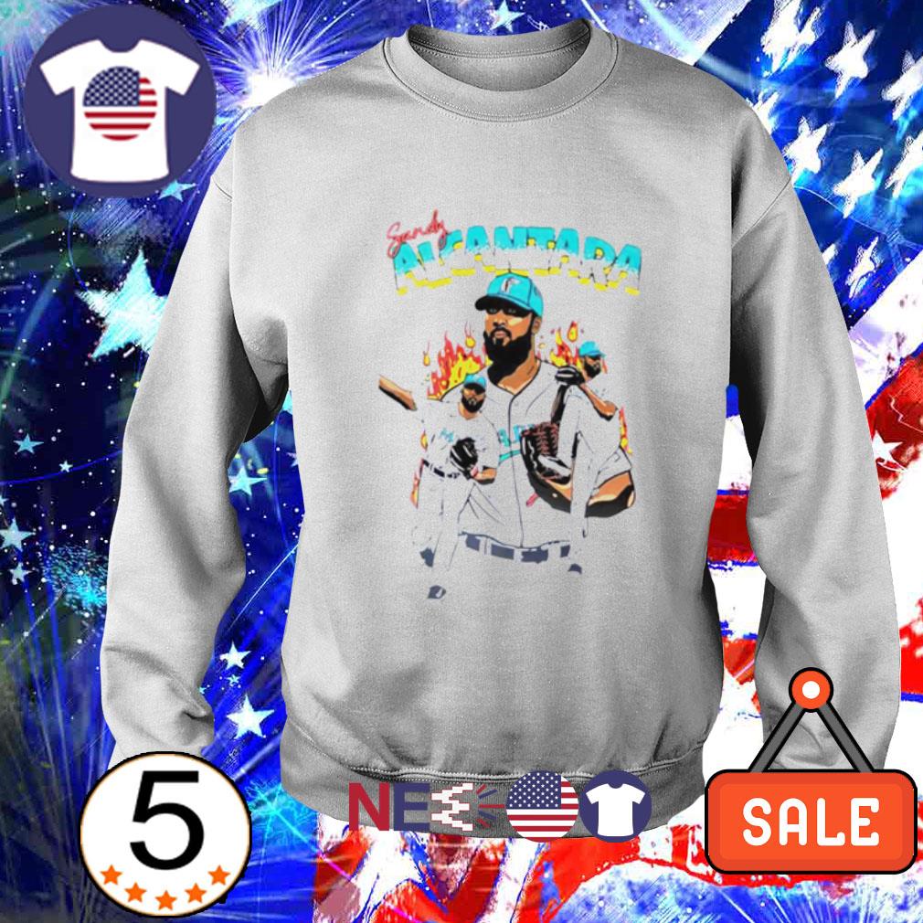 Sandy Alcantara Marlins fire shirt, hoodie, sweater, long sleeve