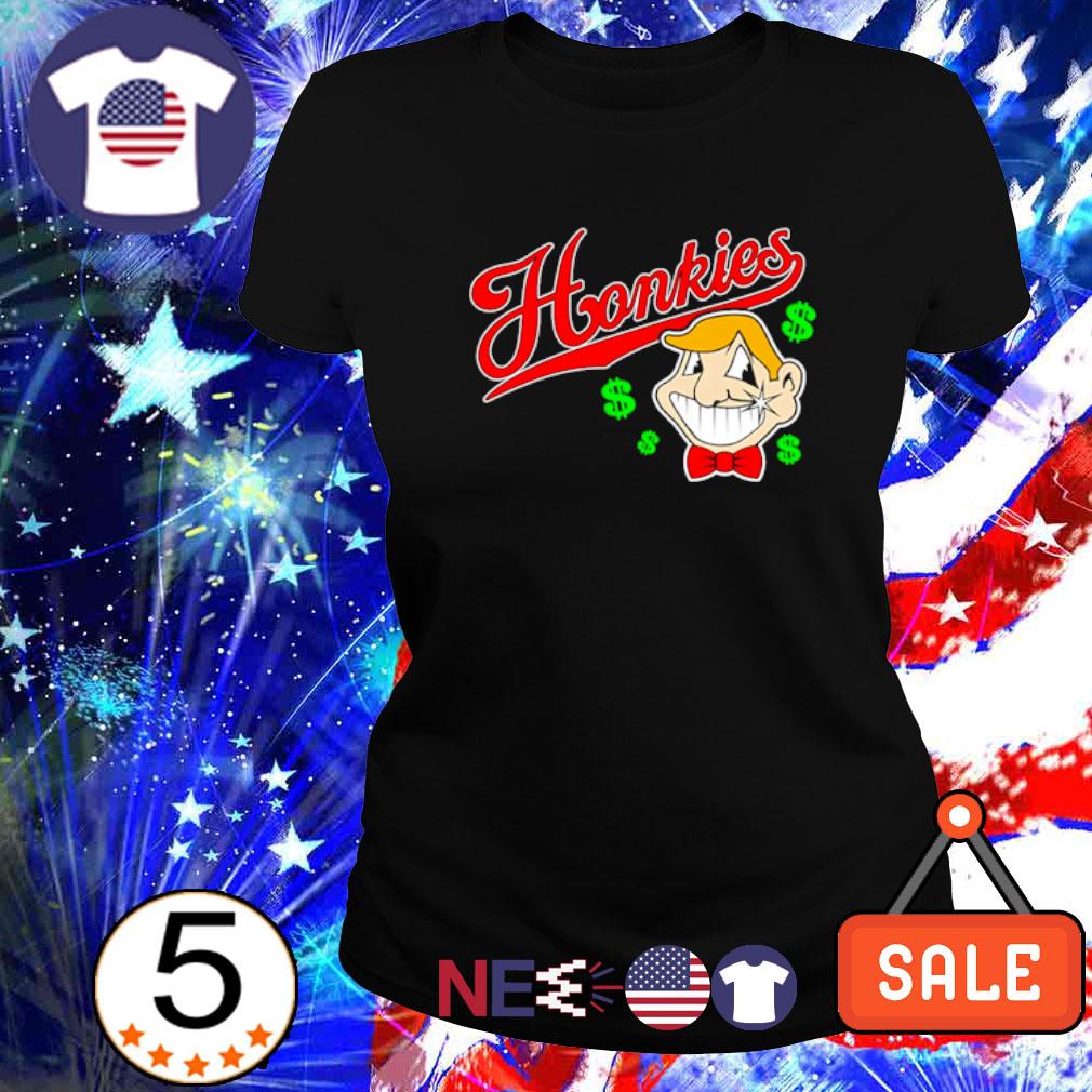 Fuzzy Bear Caucasians Baseball Honkies Women's T-Shirt