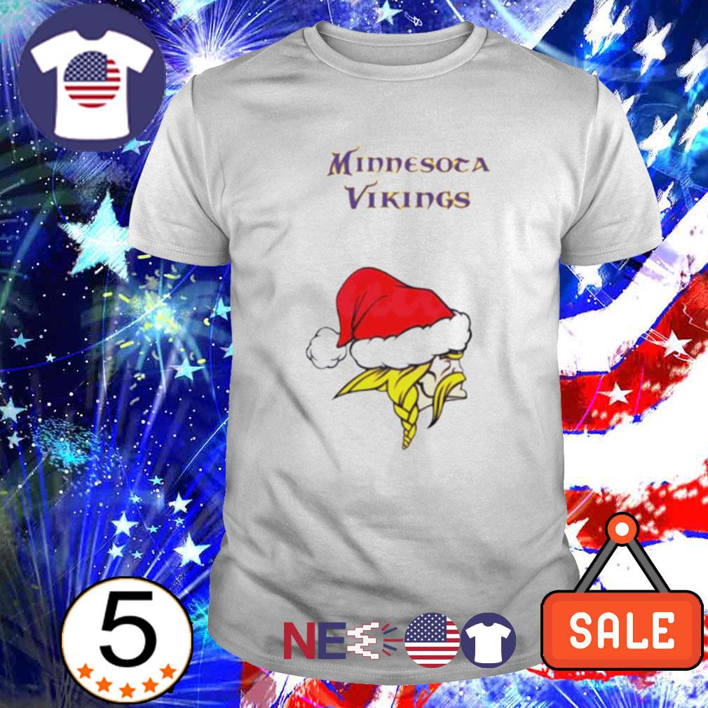 Official minnesota vikings nfl christmas logo 2023 shirt - Limotees