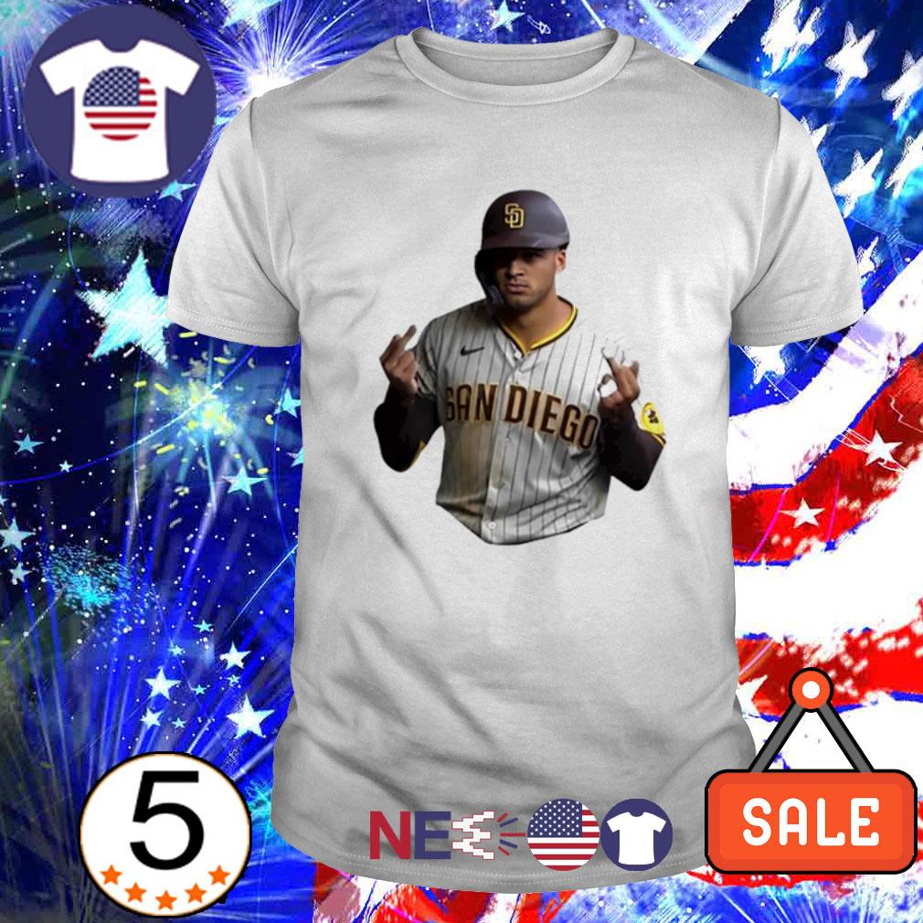 Official Tatis Wearing Grish Flipping Someone Off T-shirt,Sweater, Hoodie,  And Long Sleeved, Ladies, Tank Top